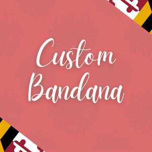 Custom Reversible Pet Bandana