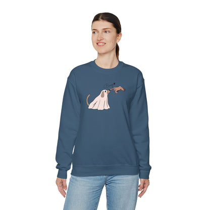 Ghost Dog Boop Unisex Crewneck Sweatshirt