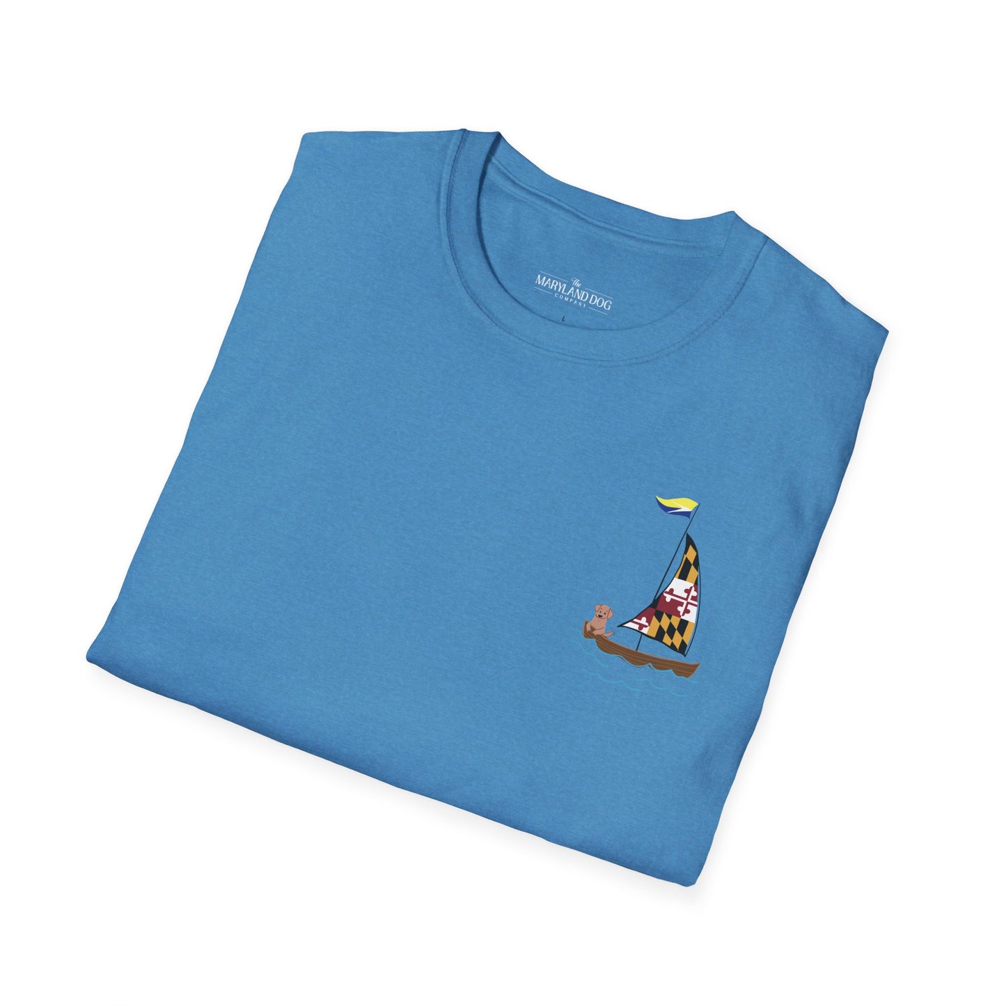 Maryland Sailing Dog Unisex Softstyle T-Shirt