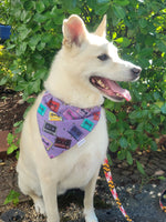 Load image into Gallery viewer, Bejeweled Reversible Pet Bandana
