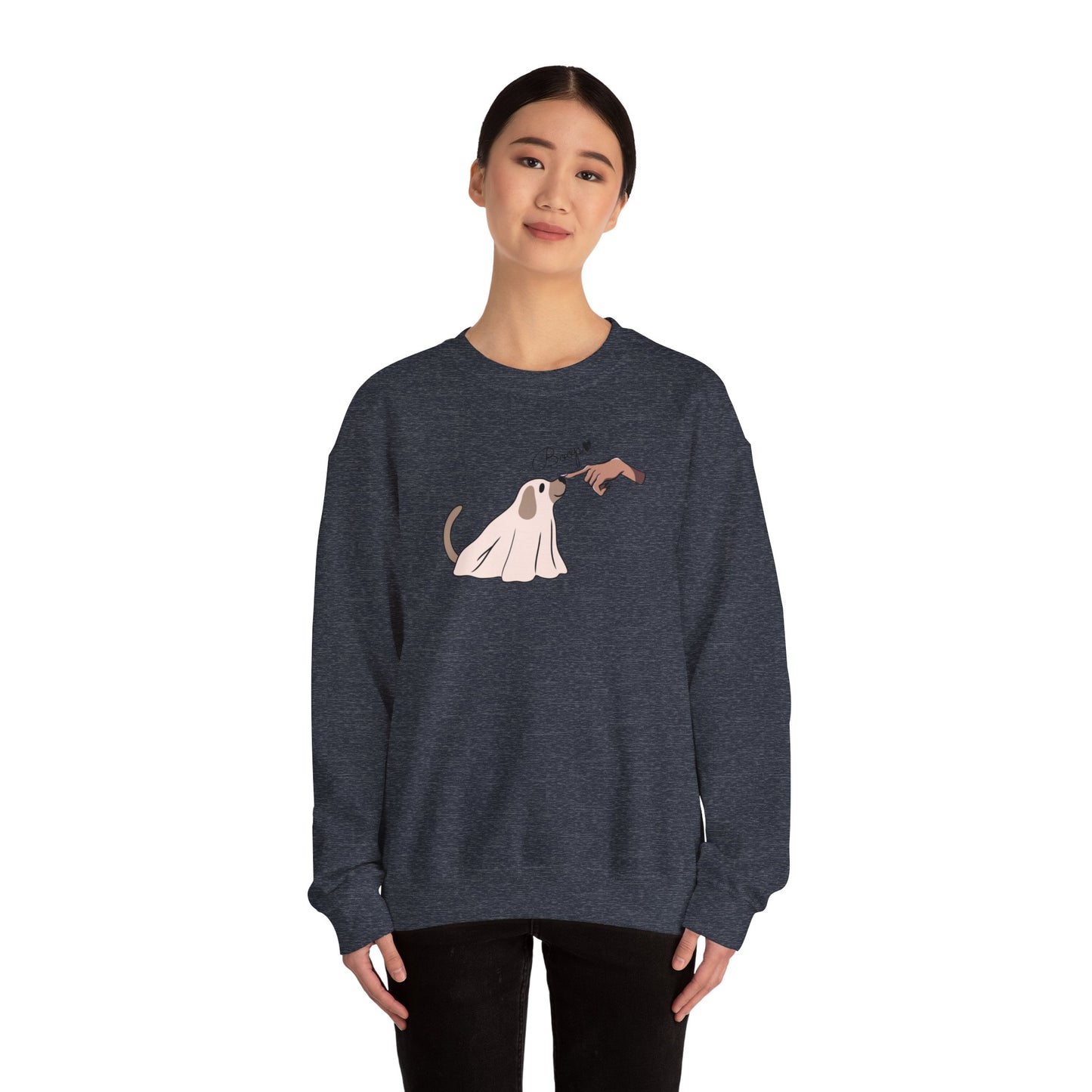 Ghost Dog Boop Unisex Crewneck Sweatshirt