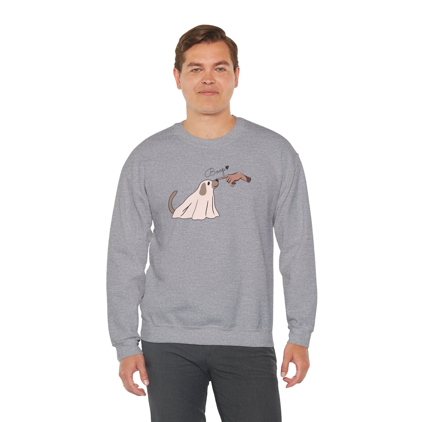 Ghost Dog Boop Unisex Crewneck Sweatshirt