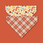 Load image into Gallery viewer, Fall Leaves Reversible Pet Bandana
