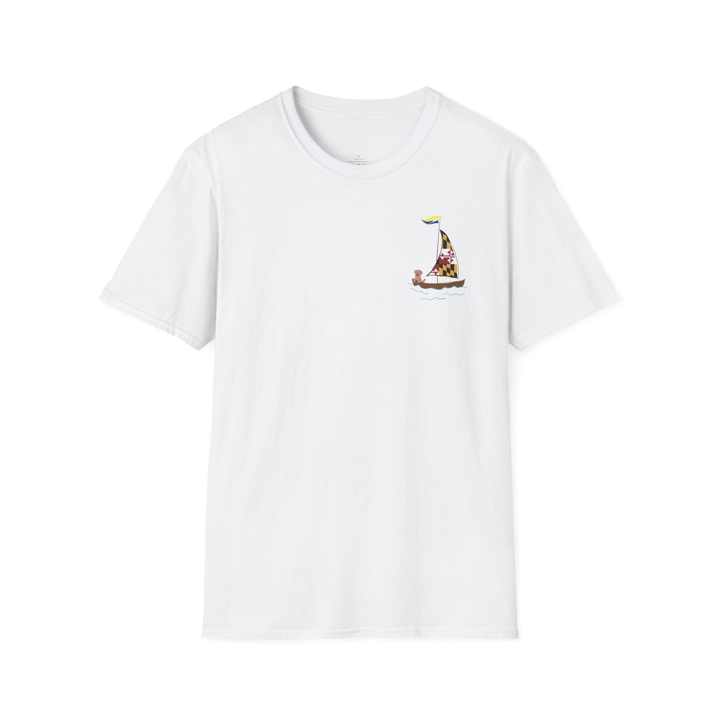 Maryland Sailing Dog Unisex Softstyle T-Shirt