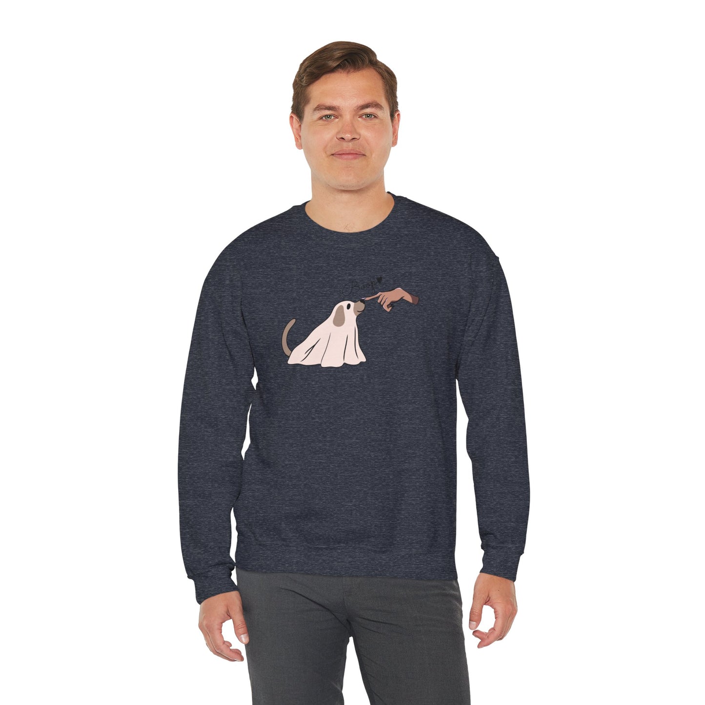 Ghost Dog Boop Unisex Crewneck Sweatshirt