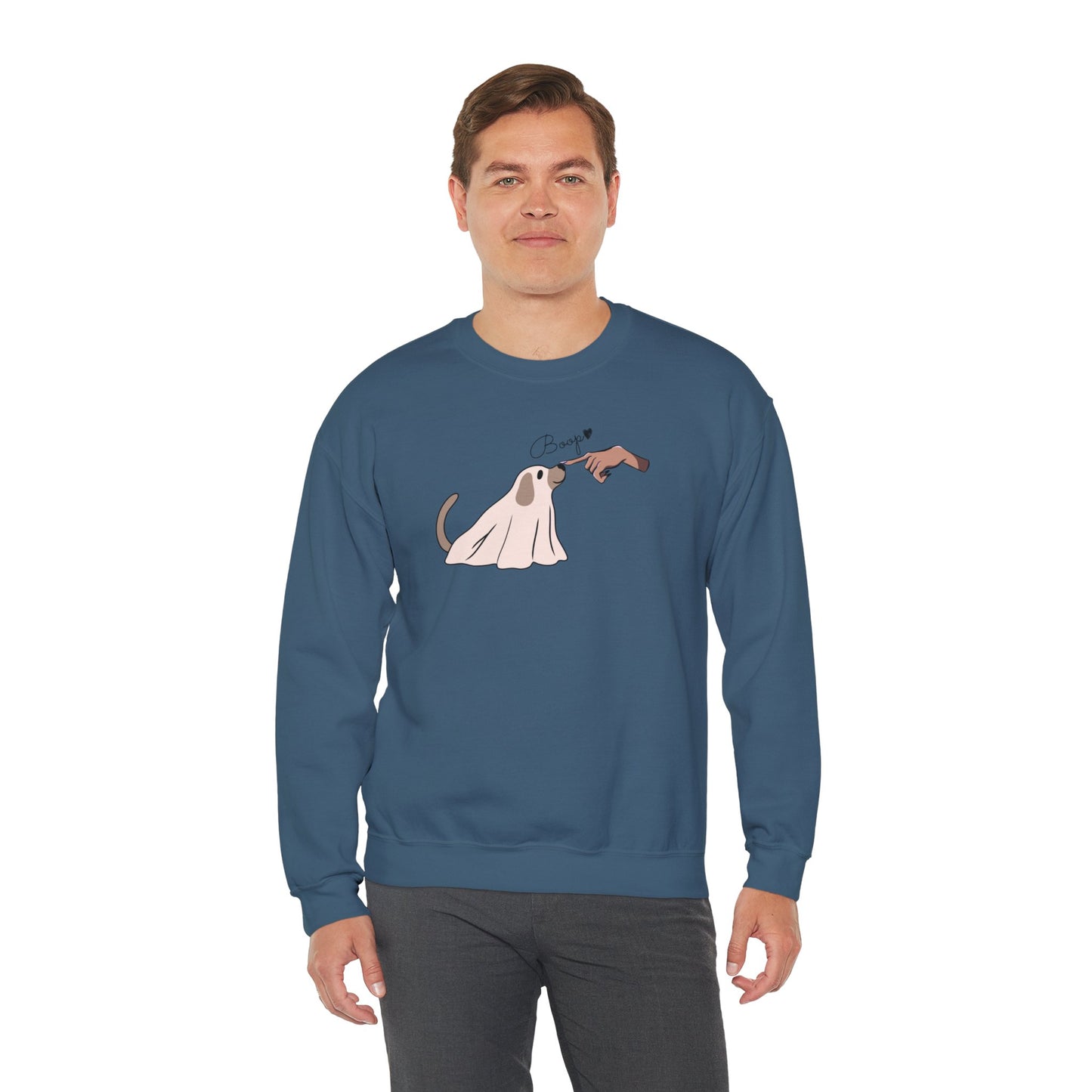 Ghost Dog Boop Unisex Crewneck Sweatshirt