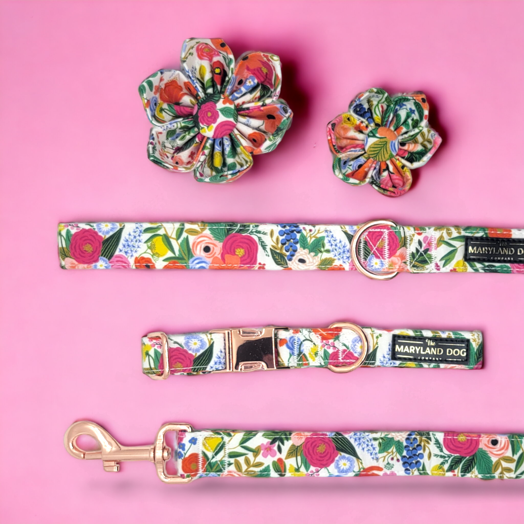 Rifle Paper Co. Floral Collar and Attachable Flower