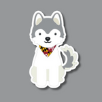 Load image into Gallery viewer, Husky Bubble-free sticker
