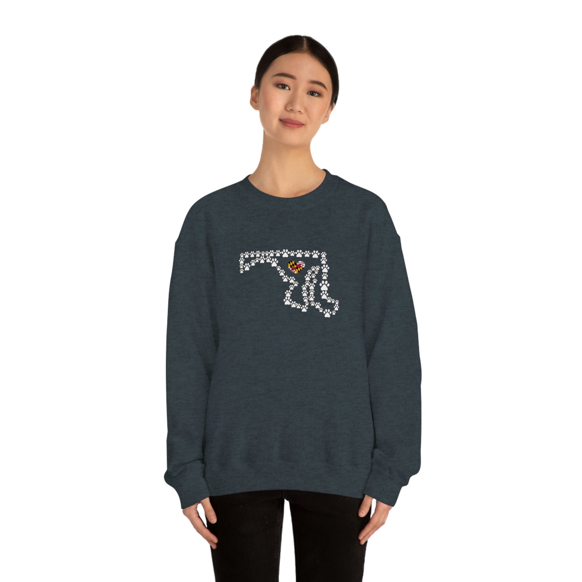 Modal-blend sweatshirt with logo print