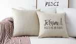 Load image into Gallery viewer, 18x18&quot; Je t&#39;aime Meet Me In Paris Throw Pillow Cover
