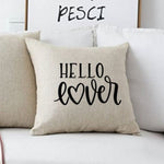 Load image into Gallery viewer, 18x18&quot; Hello Lover Throw Pillow Cover
