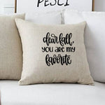 Load image into Gallery viewer, 18x18&quot; Dear Fall, You Are My Favorite Throw Pillow Cover
