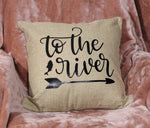 Load image into Gallery viewer, 18x18&quot; To The River Throw Pillow Cover
