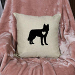 Load image into Gallery viewer, 18x18&quot; German Shepherd Throw Pillow Cover
