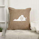 Load image into Gallery viewer, 18x18&quot; Decorative Home State Throw Pillow Cover
