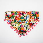 Load image into Gallery viewer, Pink Floral Pet Bandana
