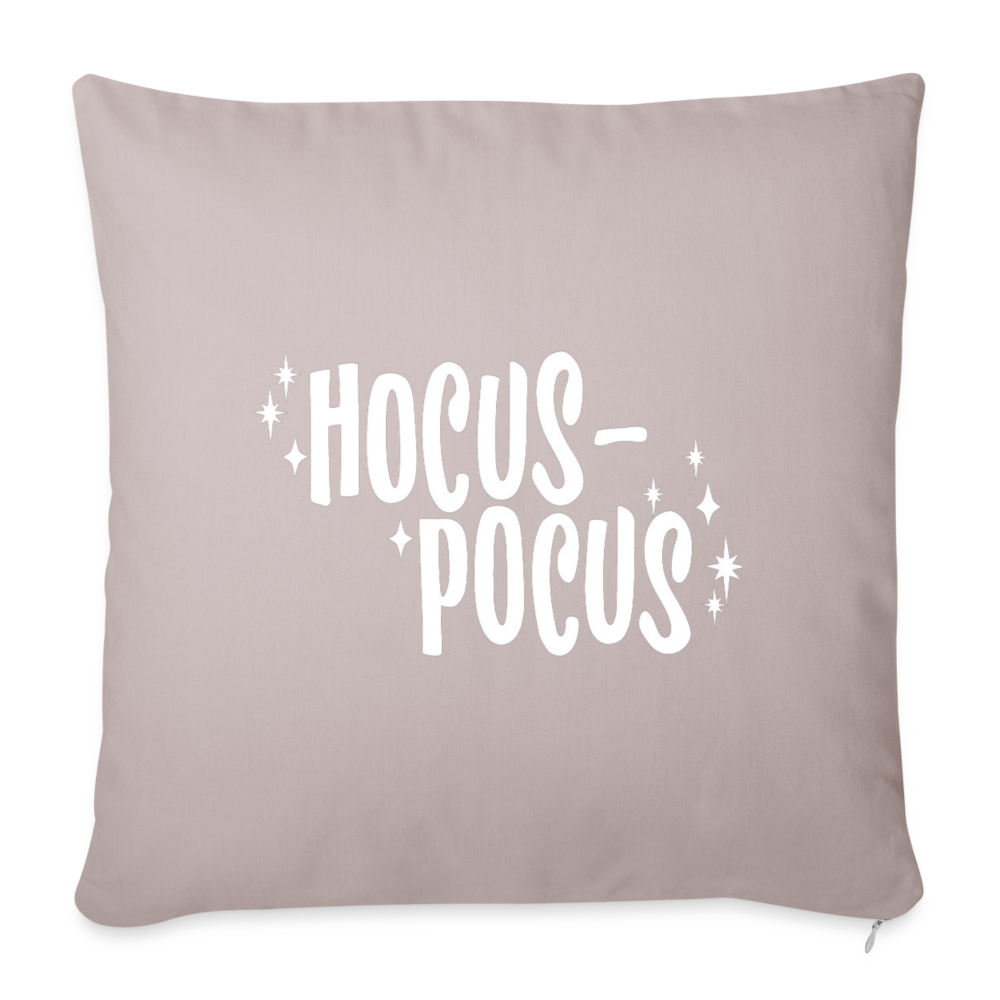 Hocus Pocus Throw Pillow Cover 18” x 18” - light taupe