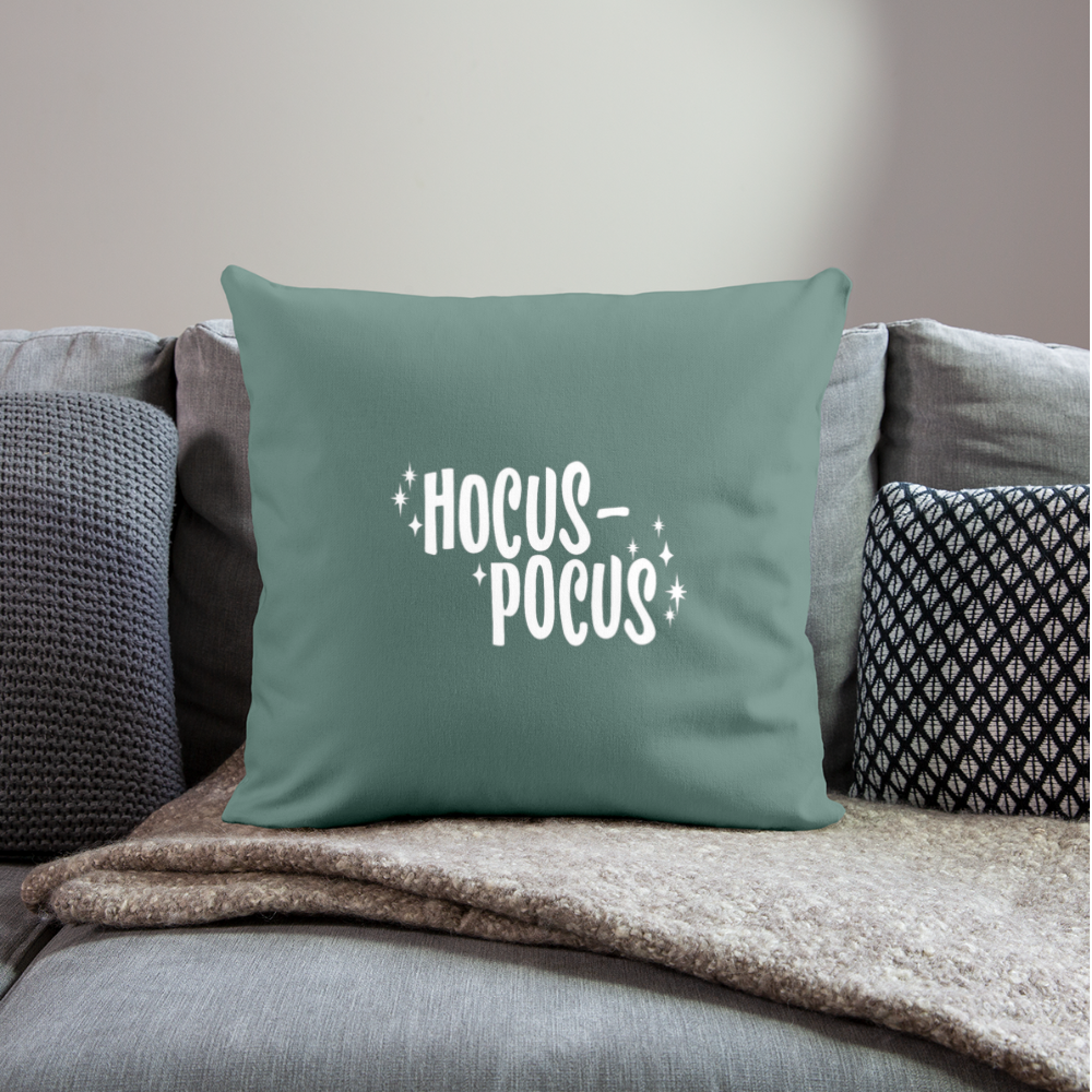 Hocus Pocus Throw Pillow Cover 18” x 18” - cypress green