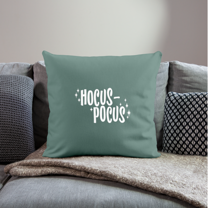 Hocus Pocus Throw Pillow Cover 18” x 18” - cypress green